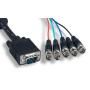 5 BNC TO SUPER VGA HD15-M CABLE 50FT