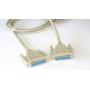 6FT DB25F to DB25F Straight Cable
