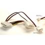 3-Pin Fan to 4-Pin Pass-Through Power Adapter Cable (6 Inch) TAKE-OFF