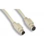 MINI DIN8 CABLE Male to Female EXT. 10FT