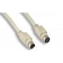 MINI DIN8 CABLE Male to Female 25FT Extension