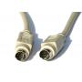 MINI DIN8 CABLE Male Male 25FT