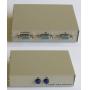 DB15 SWITCH BOX 2 COMPUTERS TO 1 SVGA MONITOR SWITCH and CABLES