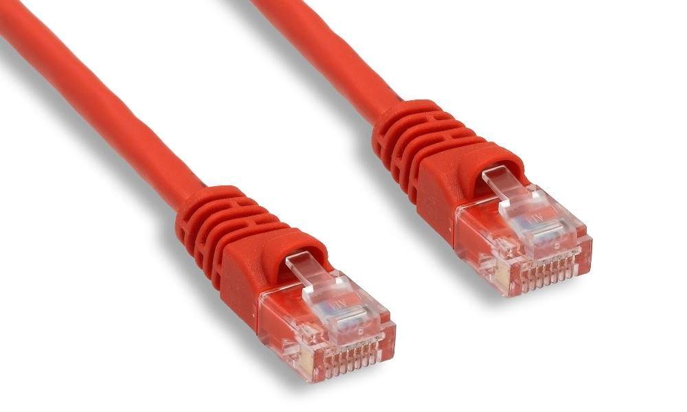 7ft Cat5e Snagless Unshielded (UTP) Ethernet Network Patch Cable - Red
