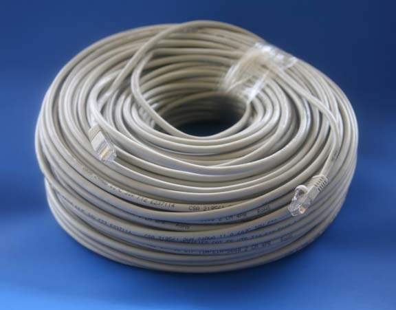 CAT5e 300FT Network Cable RJ45 Beige