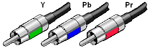 Component 3 RCA Male Connectors