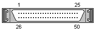 HP-High Density Micro DB50 Male