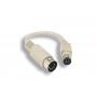 Keyboard Adapter PS2 to AT MINIDIN6-Female to DIN5-Male