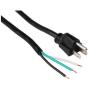 3-Wire Appliance and Power Tool Cord 6FT 16 AWG SJT Unterminated