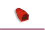Red Snagless Boot RJ45 50 Pack